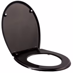 TecTake 402257 siège de toilette Plastique Noir
