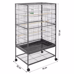 TecTake 402287 cage et trépied pour oiseaux - Vue supplémentaire 6