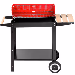 TecTake 402329 barbecue et grill Noir, Rouge