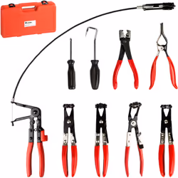 Description générale Le Kit de Pinces à Colliers et Tournevis 10 pièces TECTAKE est idéal pour la pose et le retrait des coll ...