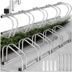Tectake - Porte vélo mural en acier -