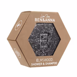 Ben & Anna Love Soap Elmswood, 60 g, 2-en-1 Cheveux et corps, Unisexe, Nutrition, Renforcer, Épice, Bois, Beurre de cacao