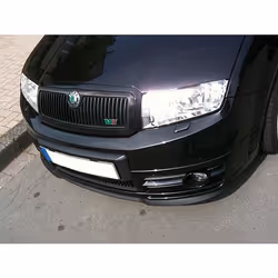 Pour Skoda Fabia 6Y Spoiler Lèvre Lame Inférieure Pare-Choc Avant Noir Mat 99-07