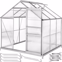Description générale La serre de jardin avec fondation est votre alliée idéale pour protéger vos plantes tout au long de l'an ...