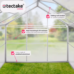 TecTake 402473 Serre résidentielle