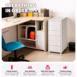 TecTake 402488 meuble de classement et accessoire Gris