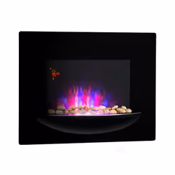 Description générale La cheminée murale électrique Klarstein crée une ambiance chaleureuse avec une illusion de flammes, acco ...