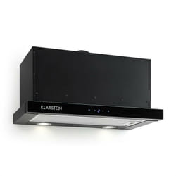 Klarstein - Vinea Hotte murale escamotable plate 60cm 610m³/h classe a - noir