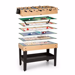 - - - - - Ce cadeau fera briller les yeux des enfants : la table de jeux oneConcept Game-Star garantit un plaisir de jeu maxi ...