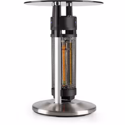 Déguster un café ou un vin chaud même pendant la saison froide sur votre terrasse ? Aucun problème, car la table de bistro av ...