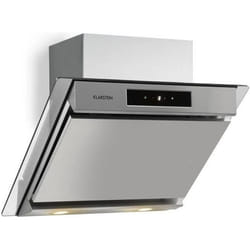 Hotte aspirante 60 cm -Klarstein - 210W - 640m³/h - Hotte décorative - 3 vitesses - LED - Hotte sans évacuation - Inox & verre