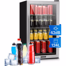 Description générale Le réfrigérateur à boissons Klarstein Beersafe 4XL est un modèle compact de 124 litres, idéal pour garde ...