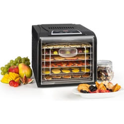 Déshydrateur alimentaire 6 étages Klarstein Fruit Jerky Plus - Température réglable 35-70°C + Minuteur - Noir