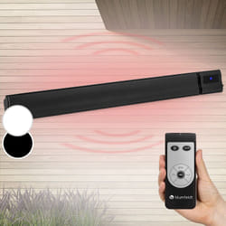 Blumfeldt - Klarstein Chauffage Electrique à Infrarouge, Chauffage de Jardin 2400W, Télécommande, Minuterie, Affichage led, Chauffage Exterieur