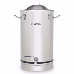Cuve de fermentation 30 litres Klarstein Maischfest - Inox 304 - Livrée avec tube et bouchon