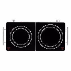 Klarstein VariCook Duo Noir, Argent Comptoir 64 cm Halogène 2 zone(s)
