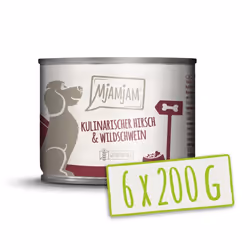 MjAMjAM 4260512871154 pâtée pour chien Sanglier, Chevreuil Adulte 200 g