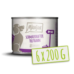 MjAMjAM 4260512871215 pâtée pour chien Carotte, Dinde Adulte 200 g