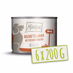 MjAMjAM 4260512871314 pâtée pour chien Agneau, Tomate Adulte 200 g