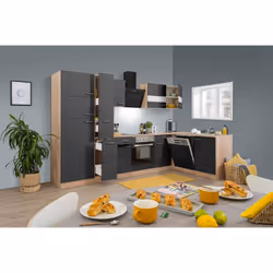 Composé de : 1 Réfrigérateur 60 cm pour combiné réfrigérateur-congélateur 144 cm 1 Élément bas avec tiroir 50 cm1 Élément bas ...