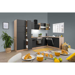 Cuisine Cuisine d'angle vide Chêne Gris Merle 310x172 cm Respekta