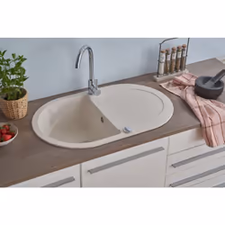 Cristalite Granit Evier à encastrer Phoenix - respekta by Schock Résistant à la chaleur, aux aliments, aux chocs - ce ne sont ...