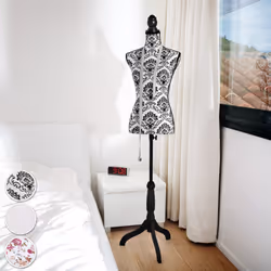TecTake 402565 mannequin et modèle Noir, Blanc 1 pièce