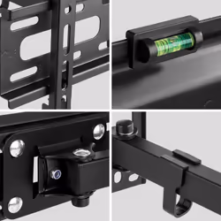 TecTake 402609 support pour téléviseur 55" Noir