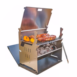 FENNEK DFW0010.66.001, Grill, Charbon de bois (combustible), Grille, Aluminium, Aluminium