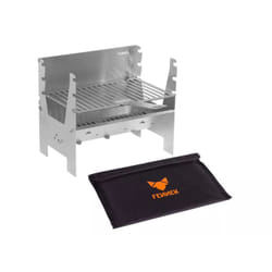 FENNEK Light Grill Bois de chauffage Argent