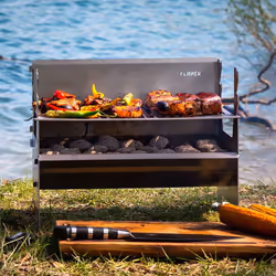 FENNEK DFW0022.66.001 barbecue et grill Charbon de bois (combustible) Acier inoxydable