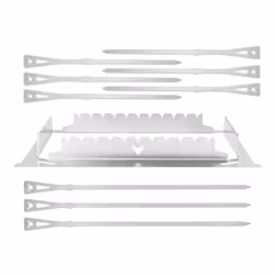 FENNEK DFW0026.66.001, Brochettes, Acier inoxydable, Acier inoxydable, 1,22 kg