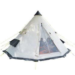 Tente de camping Tipi Goathi 365 Protect - 6 Personnes - Tipi indien - Hauteur 250m  - Diamètre 3m65  - Tapis de sol cousu