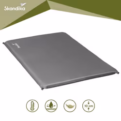 Matelas Pneumatique Autogonflant de camping double 2 Personnes -  Skandika Easy Double - 198x130 cm - épaisseur : 10 cm