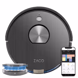 Zaco Robot A10, Combiné, Gris, Rond, 0,45 L, 65 dB, 0,3 L
