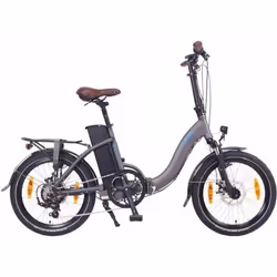 Vélo Electrique Pliant 20 NCM Paris Batterie 36V 15Ah 7 vitesses Gris Anthracite
