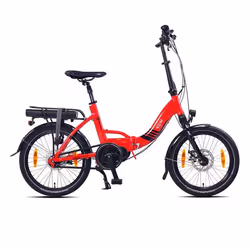 Vélo électrique Pliable NCM Paris Max Taille 20 Batterie 36V14Ah 504Wh 8 vitesses Rouge
