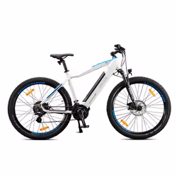 Vélo électrique VTT 27.5 NCM M3 (2025) Batterie 48V 12Ah 576Wh 21 vitesses Blanc