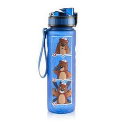 Gourde pour enfants - KLARSTEIN - Monte Stivo - 600 ml - Incassable - Infuseur à fruits - Bleu