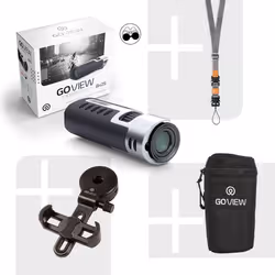 GoView ZOOMR 8x25 monoculaire 8x BaK-4 Noir - Vue supplémentaire 4