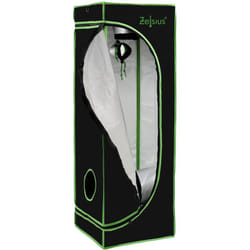 Zelsius - Tente de culture 40 x 40 x 120 cm noir/vert Culture de plantes en intérieur