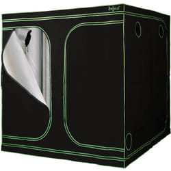 Zelsius - Tente de culture 200 x 200 x 200 cm noir/vert Culture de plantes en intérieur