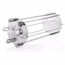 Description générale Enrichissez votre tournebroche avec ce panier de cuisson en acier inoxydable. Il est conçu pour offrir s ...