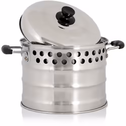 BBQ-Toro Pot de cuisson en acier inoxydable pour four-fusée | 7,0 litres La marmite se compose d'un pot et d'un couvercle ass ...