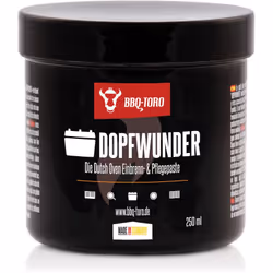 BBQ-Toro DOUBLE MASTER - La pâte de cuisson et d'entretien pour le four hollandais | 250 ml La pâte à cuire "DOPFWUNDER" est  ...