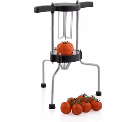 Zelsius Trancheuse à tomates en acier inoxydable pour tranches de 4 mm Aide pratique pour la cuisine Idéal pour couper rapide ...