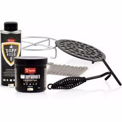 BBQ-Toro Set d´accessoires pour le four néerlandais L´ensemble se compose de: 1x Dopfheld - Huile d´entretien - Huile pour l´ ...