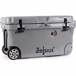 Zelsius Coolbox 50 litres avec roues gris Glacière Boîte réfrigérante
