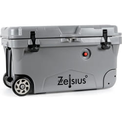 Zelsius Coolbox 50 litres avec roues  gris  Glacière  Boîte réfrigérante