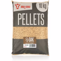 BBQ-Toro Oak Pellets en bois de chêne 100% | 10 kg Faites griller vos aliments d´une nouvelle façon et savourez du bœuf, du p ...